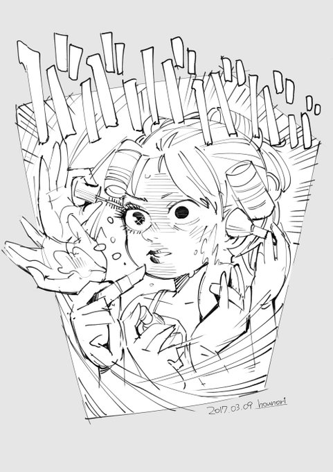 お絵描き:お化粧 