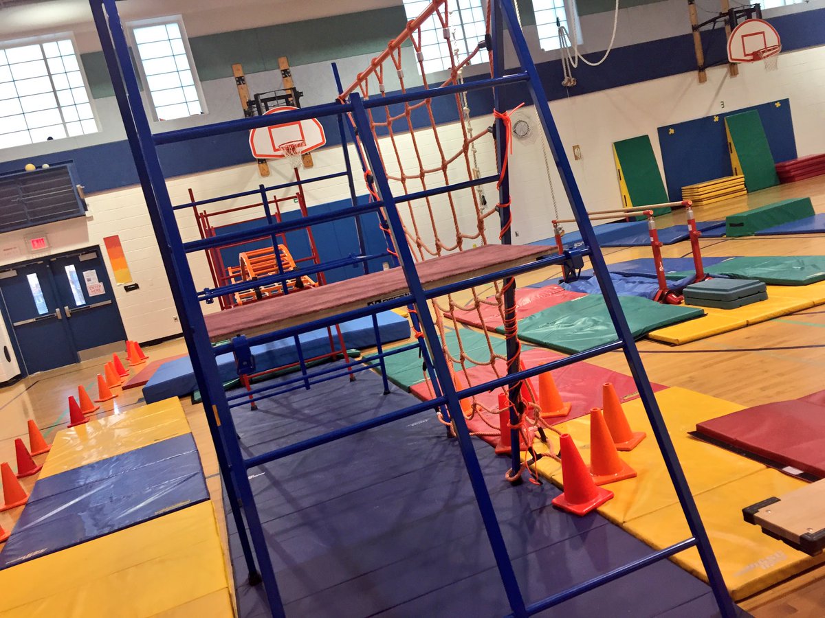 ShriverPrin's tweet photo. 🤗Gymnastics unit🤗PE teachers, Detzner &amp; Harding, planned challenging experiences for our students🤗 @ShriverES @SShriver_Pcc https://t.co/eu3Z0zhGdk