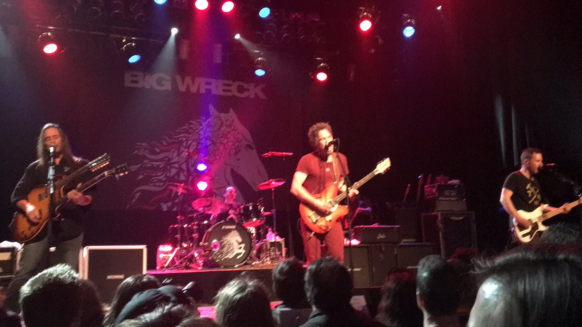 buttshow's tweet photo. Incredible how solid @bigwreckmusic is live! I'd say just entering their prime as one of #Canada's best! #Montreal #livemusic @theatrecorona https://t.co/GrrUdYpJ9z