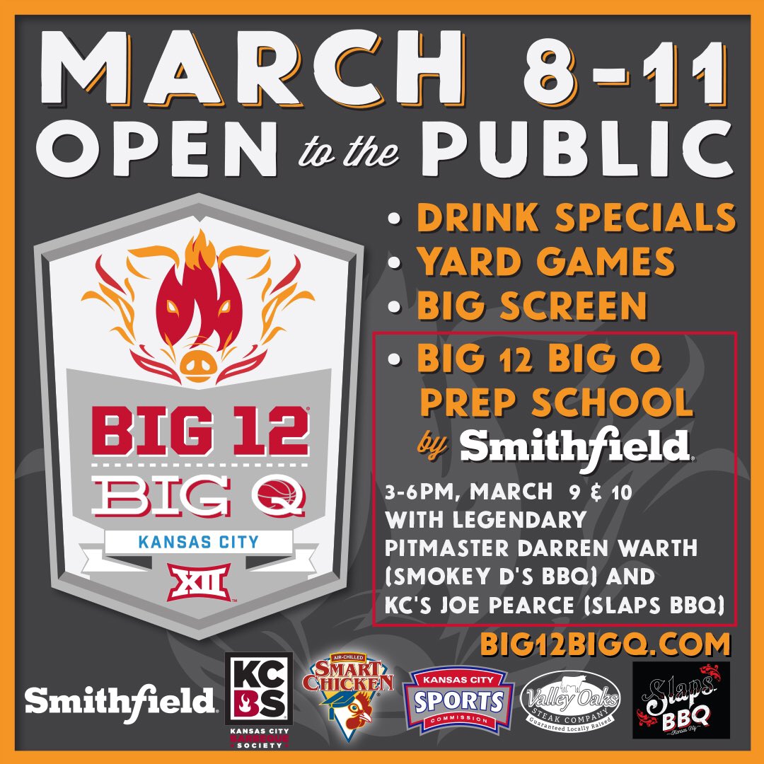 Big12BigQ's tweet photo. Beautiful start today in KC! All our BBQ teams are here, ready for a fun few days celebrating the #Big12MBB &amp; competing in the #Big12BigQ! https://t.co/molmIAqWSA