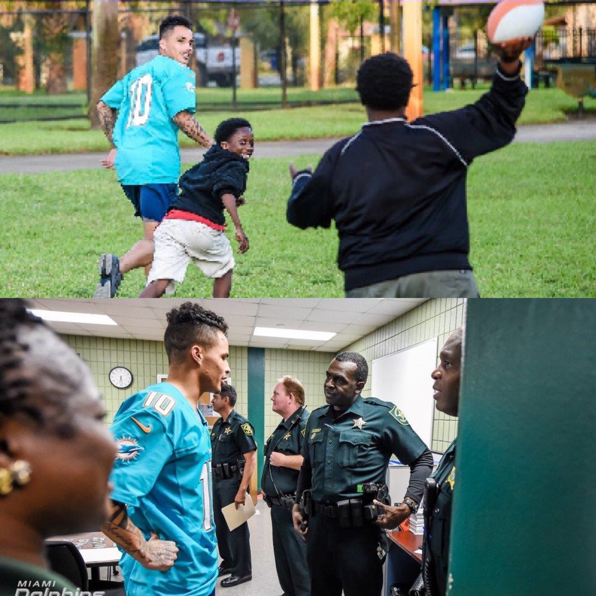 jasonljenkins's tweet photo. @KSTiLLS @MiamiDolphins @RISEtoWIN #community #impact #onandofffield #differencemaker https://t.co/GxuOPxoikK