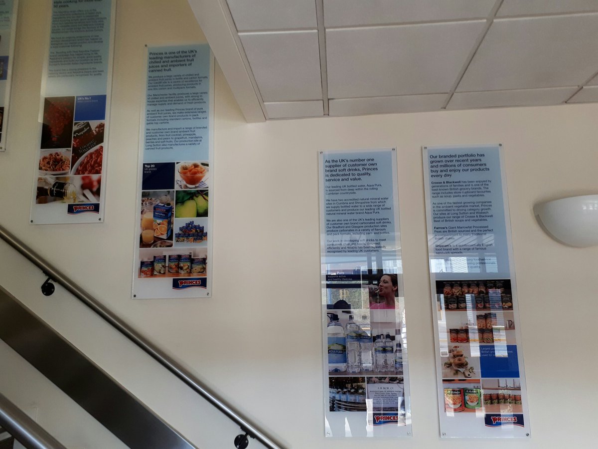 SS_signs's tweet image. We created and installed indoor signs and graphics for Princes a leading international food and drink group. #indoorgraphics #indoorsigns
