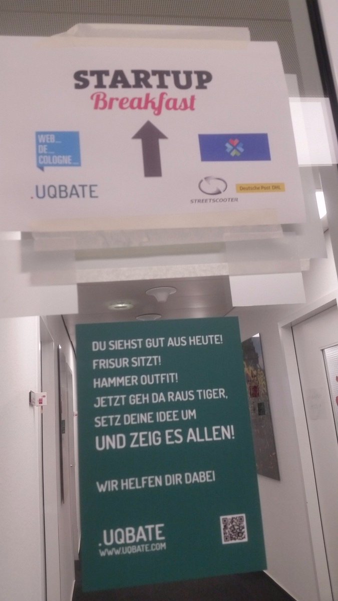 digitalhub_de's tweet image. Gut siehst du aus :) #startupbreakfast #startups #bonn