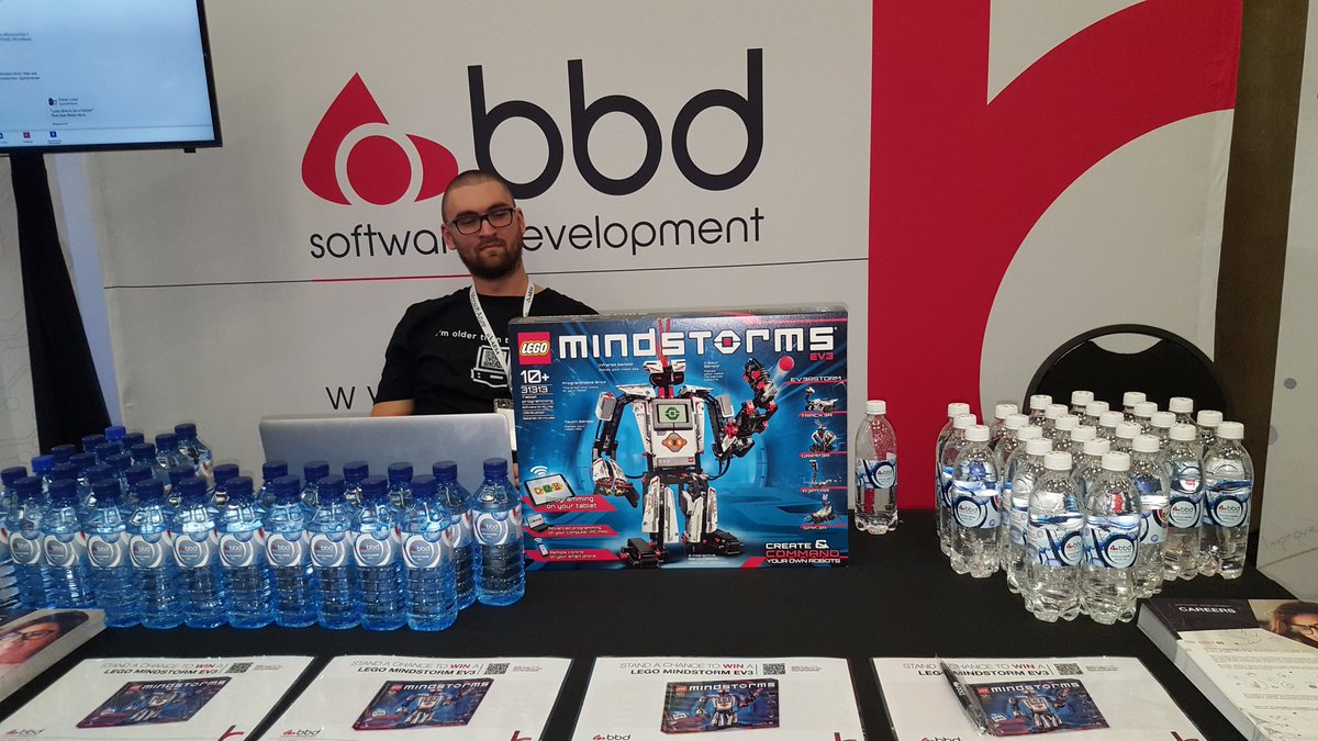 SoniaCocopops's tweet image. Visit the @bbdsoftware stand to win this badboy (the Lego mindstorm that is ;)  @devconfza #devconference17 #bbd