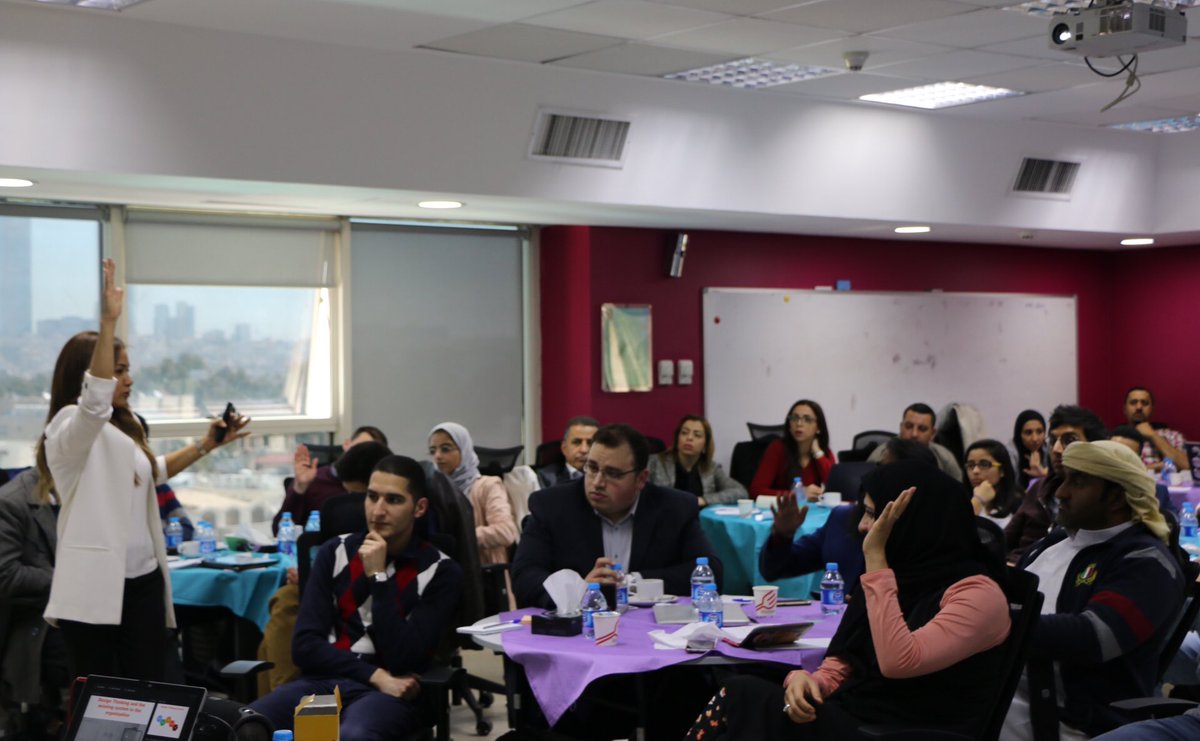 ZainJo's tweet photo. Starting the weekend with a great bootcamp Includes 28 semi-finalists out of 70 from MIT Enterprise Forum at Zain Jordan's HQ. #MITEFARAB https://t.co/O9yJ2mmsyI