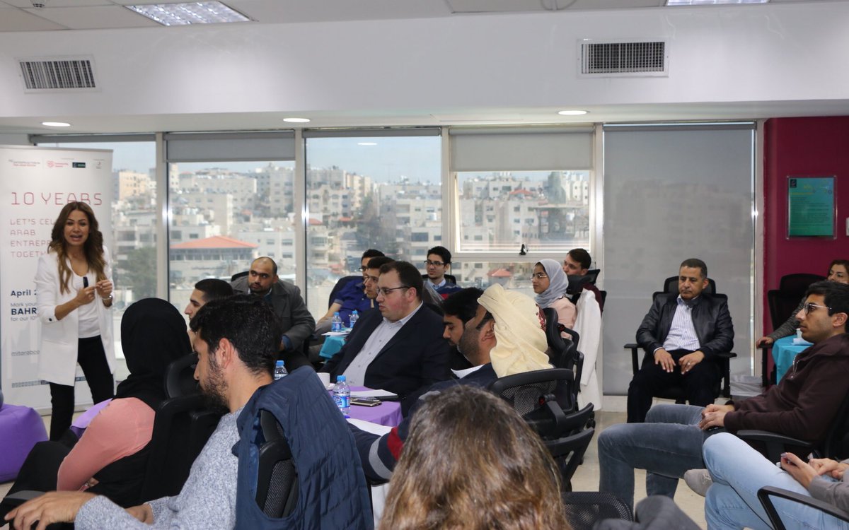 ZainJo's tweet photo. Starting the weekend with a great bootcamp Includes 28 semi-finalists out of 70 from MIT Enterprise Forum at Zain Jordan's HQ. #MITEFARAB https://t.co/O9yJ2mmsyI