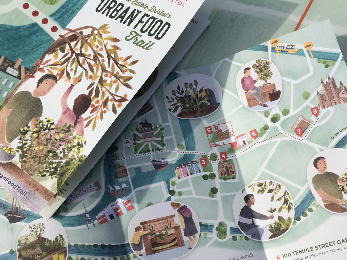 EdibleBristol's tweet photo. Here's our #urbanfoodtrail leaflet.....
Available along the trail from @AtBristol to Temple Meads!! https://t.co/a1mT14gSBr
