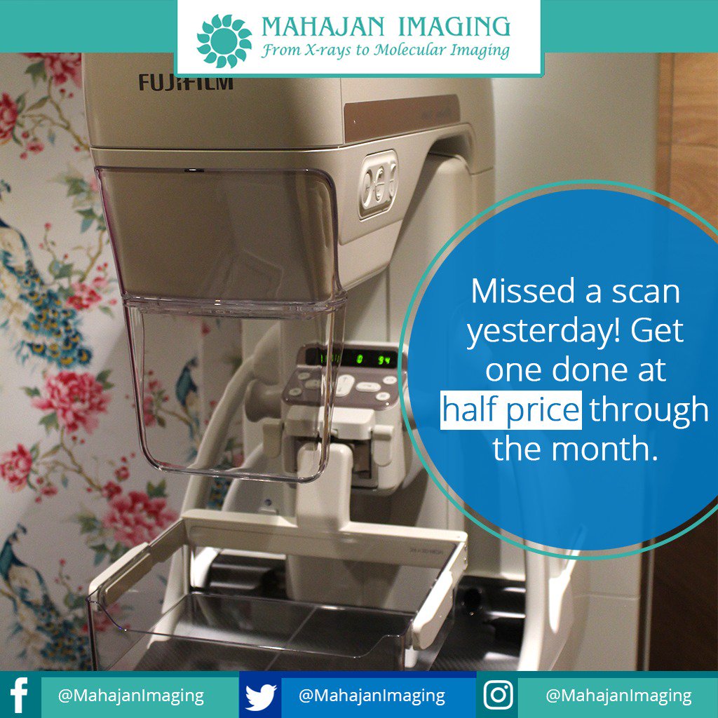 Missed a scan yesterday! Opportunity to get #Mammography at half price through the month at #MahajanImaging #Gurugram #WomensDayEveryDay