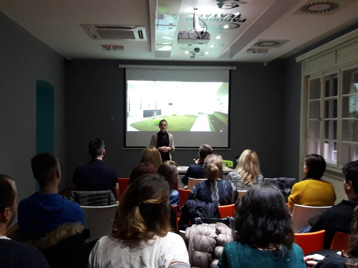 ICTHubBgd's tweet photo. Sinoć @UKParobrod ugostili smo polaznike Seven Škole socijalnog preduzetnistva, Solagro i @BEUMorg podelili su svoja iskustva u poslovanju. https://t.co/n69Xq86waN