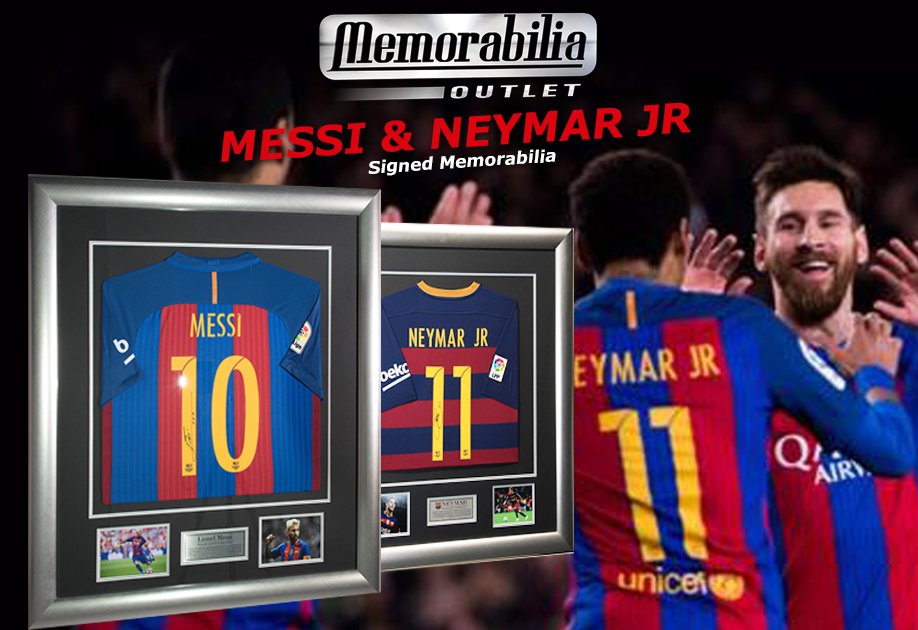 MemorabiliaMK's tweet photo. Crazy Comeback Barca! Signed Messi &amp; Neymar Jr Items Available at https://t.co/v3EyWxWIa1 https://t.co/FgMmIpYTI1
