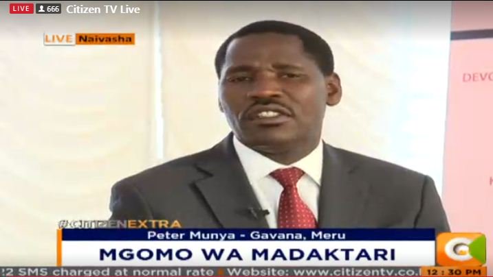citizentvkenya's tweet photo. @PeterMunya: CBA ya madaktari dio halali. Badala ya kuitengeneza upya wao wanasema wanataka ikiwa vile ilivyo #CitizenExtra #DevConKE https://t.co/6Kp7z0rGzR