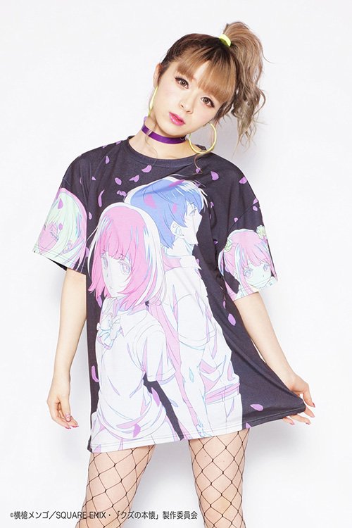 kuzunohonkai_tv's tweet photo. 【galaxxxyコラボTシャツ発表！】
４月１日には横槍メンゴ × メイリア 、MC.ニーコ トークショー開催決定！
詳細はこちら↓ #クズの本懐
https://t.co/AZTle0KmNg https://t.co/43QW6X3goZ