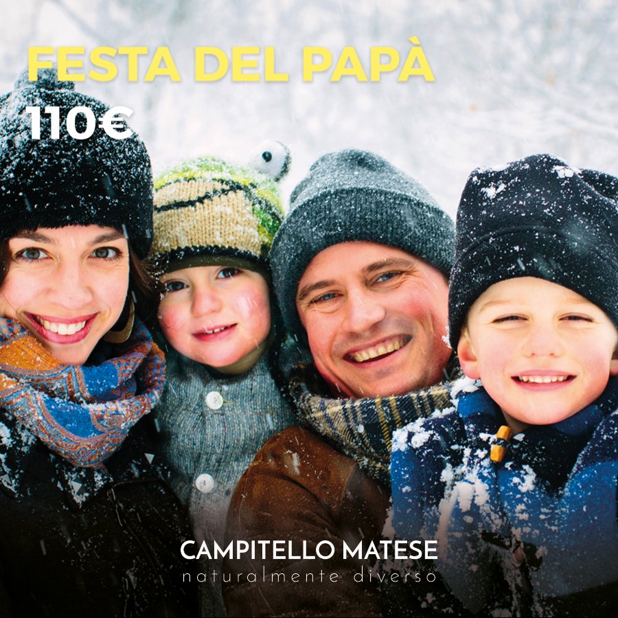 Il più bel regalo per la #festadelpapà? Un weekend in #montagna con tutta la famiglia! > ow.ly/kruJ309HS2M
#campitellomatese #molise