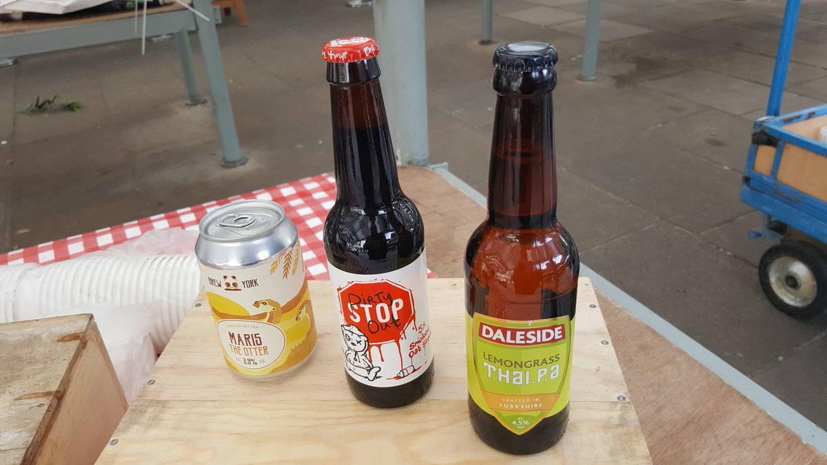 These 3 beauties will be available as free samples from 2pm <a href="/Shambles_Market/">Shambles Market</a>  <a href="/brewyorkbeer/">Brew York</a> <a href="/DalesideBrewery/">Daleside Brewery</a> <a href="/tinyrebelbrewco/">Tiny Rebel</a> <a href="/theyorkbid/">The York BID</a>