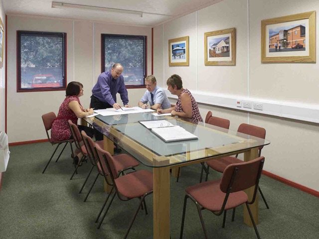 RealBobMortimer's tweet photo. Portakabin??..no..Port-Aladdin!..Who let the genie out the lamp and transformed this unit into a high end boardroom? https://t.co/SjpUz2bgrh