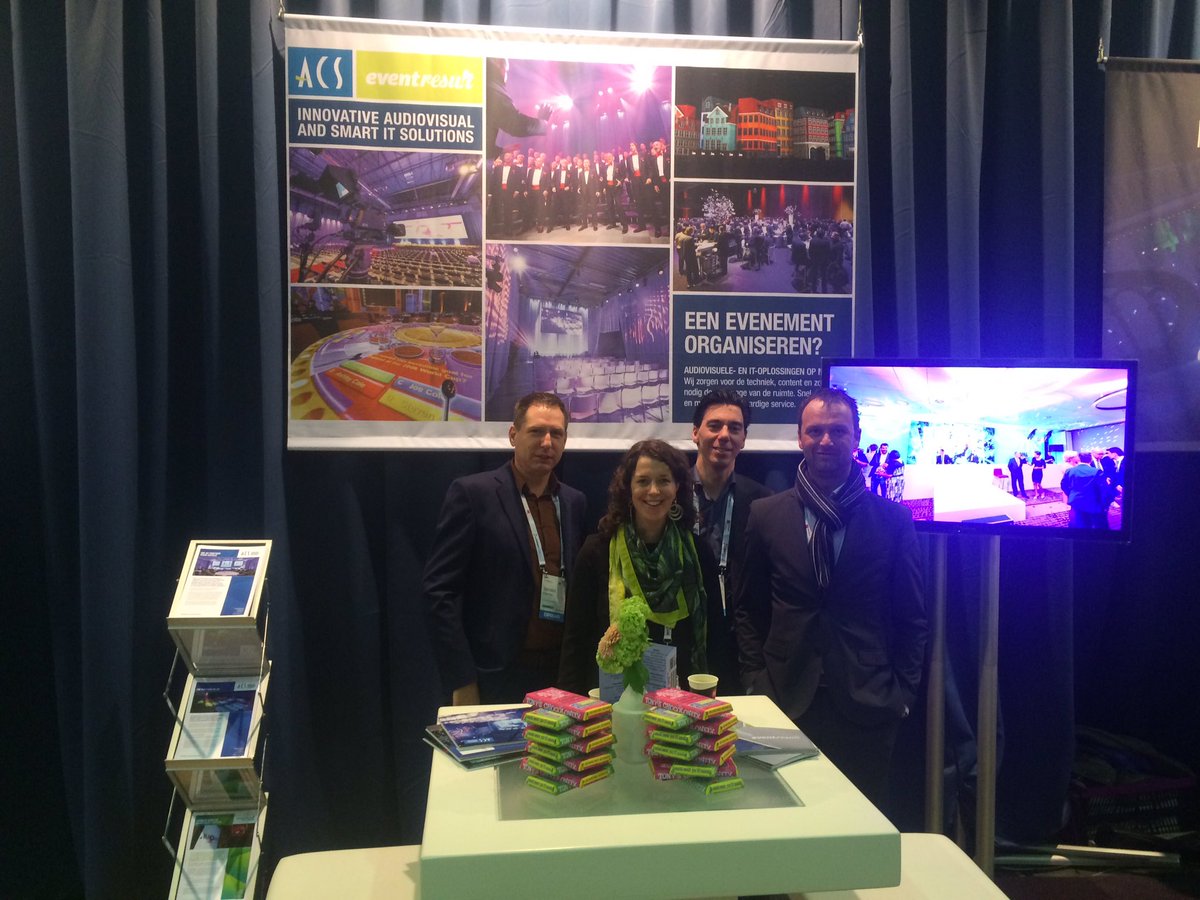 ACSaudiovisual's tweet image. Ready for action 😃. You can find us at booth B51 @evcontact @Eventresult @rotterdamahoy