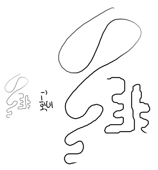 포토샵 축소해서 그릴때 브러시 이렇게 구불구불하게 나오는거 없애는법 아시는 분..?ㅠㅠ 회사컴 포맷전에는 이런거 없었는데 왜이러는지 모르겠네...
Lazy nezumi pro 손떨림보정 - 약하게 쓰고있슴니다... 