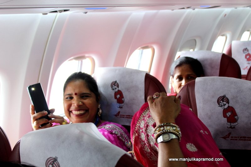 manjulika5's tweet photo. #AirIndia did a great job by making so many wishes come true!
The ladies were super excited to board their first flight and be in the air. https://t.co/MG3Tnh5OCK