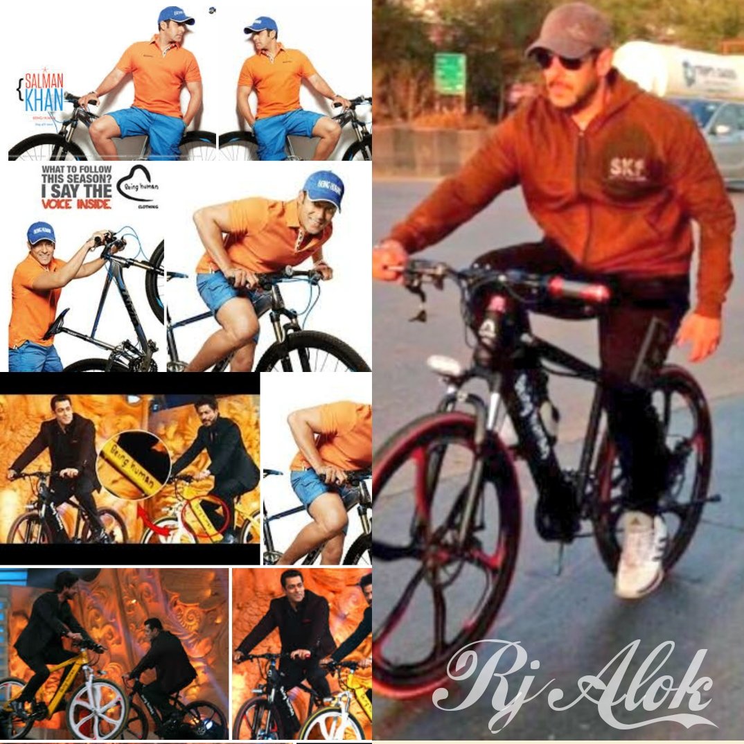 After Clothing brand n Jewelry now <a href="/BeingSalmanKhan/">Salman Khan</a> all set for cycle 🚴 brand. <a href="/BeingHumanJewel/">BeingHumanJewellery</a> <a href="/tweetbeinghuman/">Being Human</a> @BeingHuman_Euro  #RjAlok