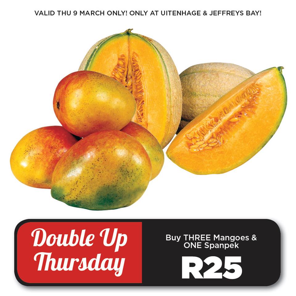 FoodLoversMkt's tweet photo. Save on fresh fruit & veggies straight from the farm this #DoubleUpThursday! See more here: https://t.co/3MSqIJnWvd. At Uitenhage & Jbay: https://t.co/mOBJnMe1zk