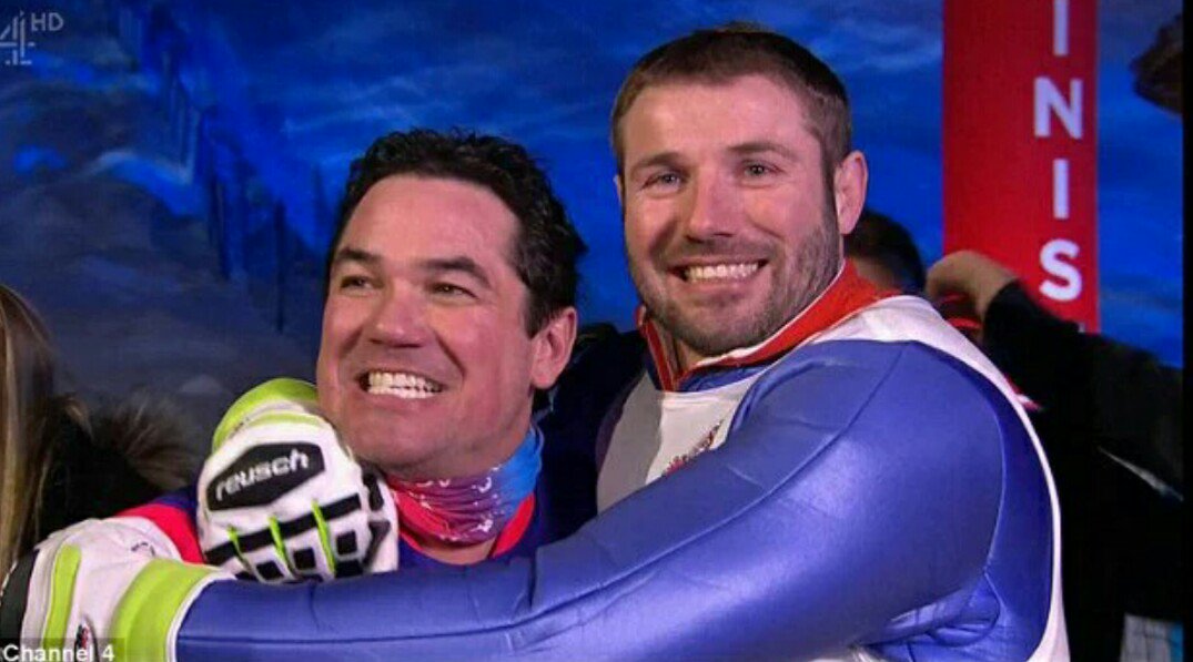SandyTep_'s tweet photo. TBT: One year ago, almost to the day. @deancain proved he was a real Superman with his great sportsmanship. #UpsetOfTheYear #TheJump2016 https://t.co/aDFb1yHhW2