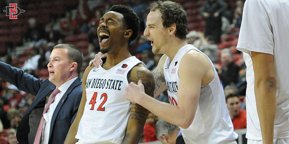 Aztec_MBB's tweet photo. #AztecMBB will face Boise State in the quarterfinals of the MW Championship on Thursday. Preview: https://t.co/mPL5mNVIev https://t.co/lXTVioRC4f