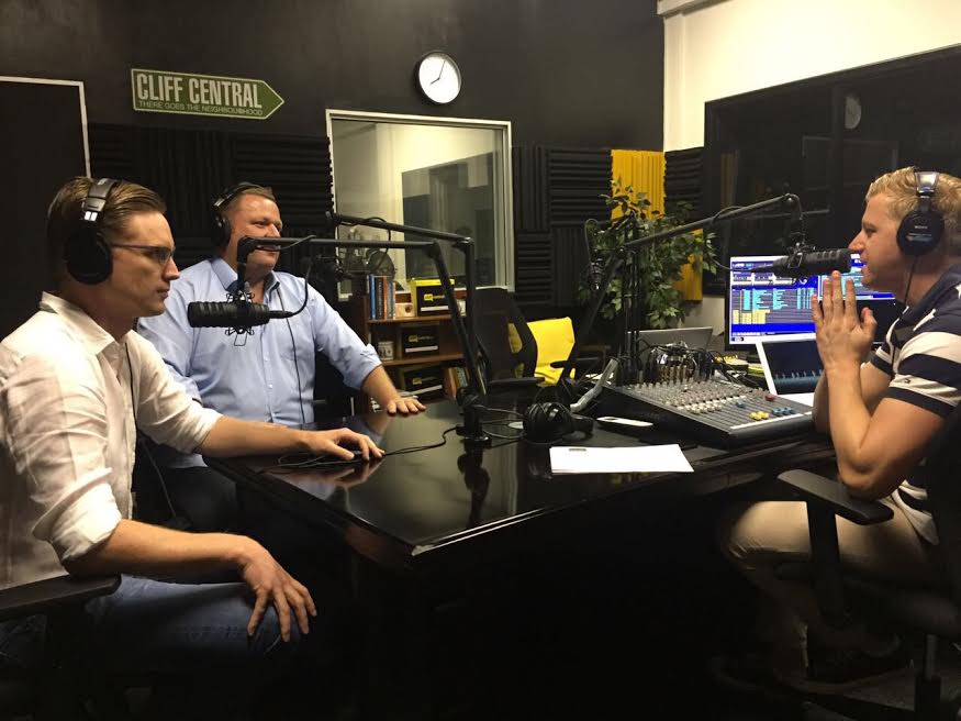 _TheRealNetwork's tweet photo. These tech entrepreneurs met while working on a tender for something that literally fell out of the air... @GarethCliff finds out now #GCS https://t.co/2h7aWapZ7O