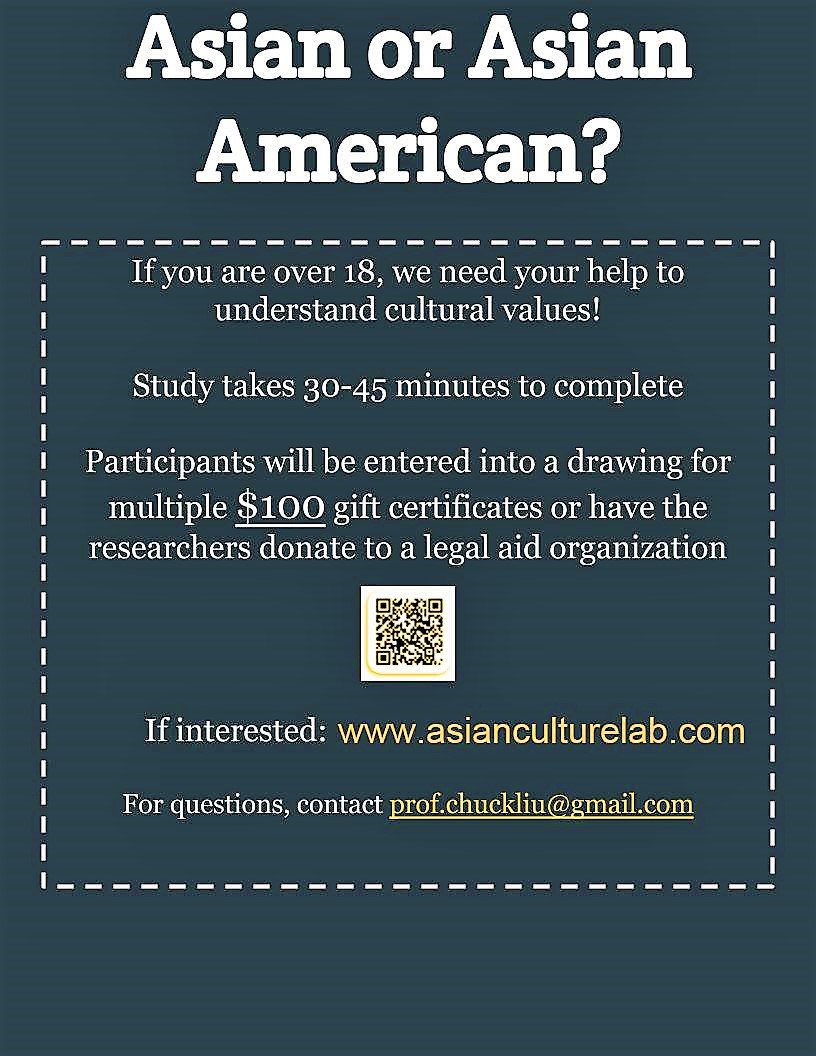 prof_chuck's tweet photo. @NQAPIA Please consider taking and RT our study on cultural value effects on mental health for Asian Americans. Thank you! https://t.co/NjKtVz5KdJ