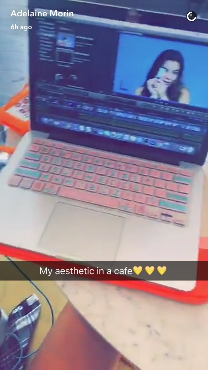 macbarbiebxth's tweet photo. ADELAINE WHERE DID YOU GET YOUR KEYBOARD COVER THINGGG? @AdelaineMorin https://t.co/CSwP5s5dPe