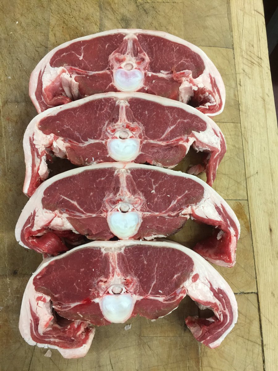 4 Barnsley Chops £10, weekend special , dry aged in the salt chamber, a new eating experience