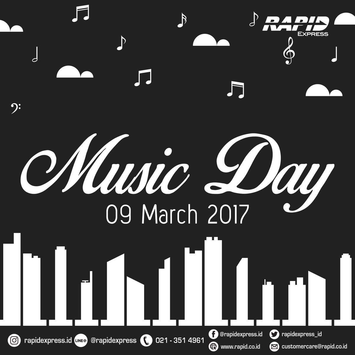 Rapidexpress_id's tweet photo. “Music gives a soul to the universe, wings to the mind, flight to the imagination and life to everything.” - Plato - 

#HariMusikNasional https://t.co/tV45Kfw9AK