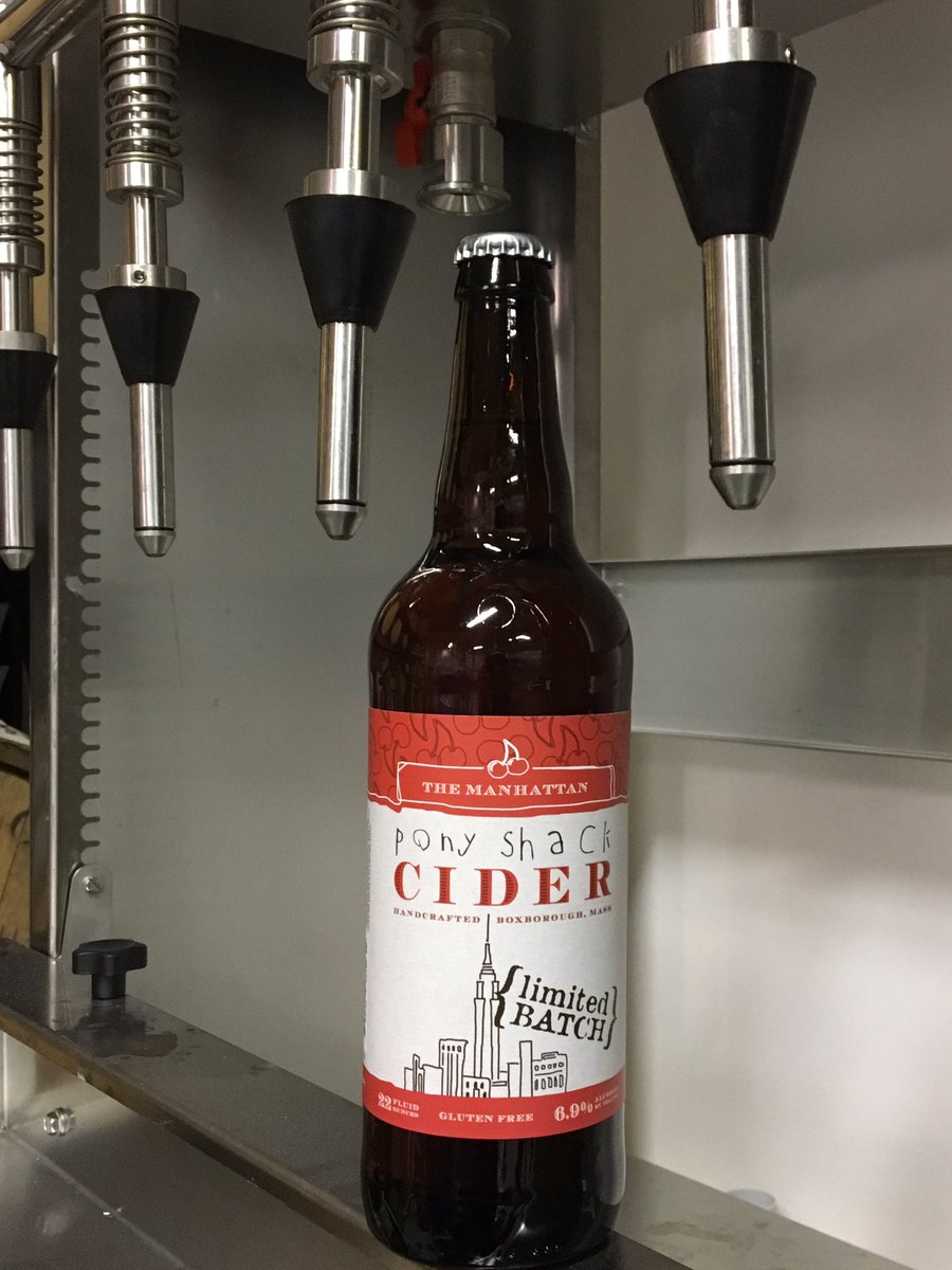 We're happy to have this cider back on the bottling line!!