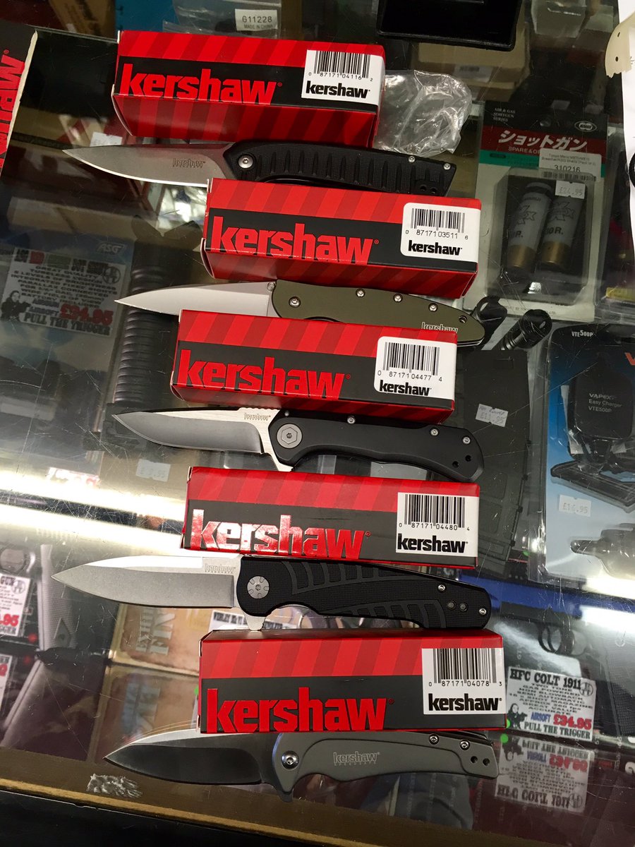 PlymouthGuns's tweet photo. **BACK IN STOCK 
Kershaw knives, Cold Steel knives, Uncle Henry knives, Schrade knives #kershaw #coldsteel #schrade #knife #lockknife https://t.co/BowcBOeXRs