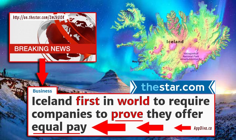 TheAppDIVA's tweet photo. @Womensuccessnet - A REAL ACCOMPLISHMENT in HISTORY...Have U Heard?GREAT NEWS for WOMEN'S DAY...about ICELAND! https://t.co/tAQd9lhTRe