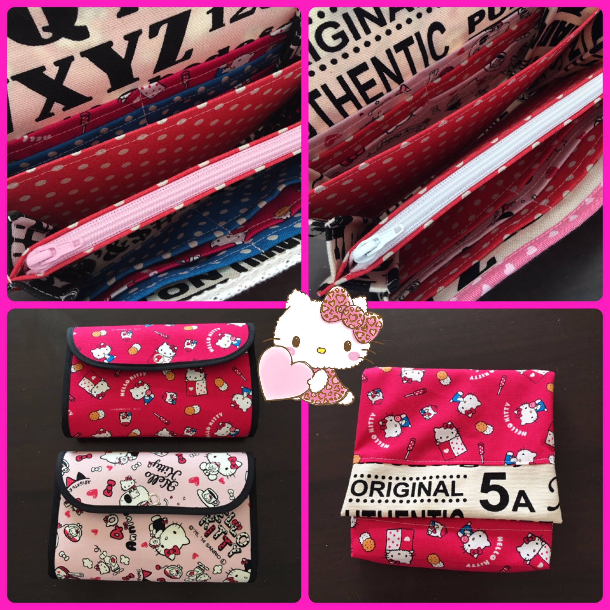 Twitterren オーダーのジャバラマルチケースと 大きめ移動ポケット キティちゃんです キティ ハンドメイド マルチ ケース ジャバラ 長財布 母子手帳ケース 通帳ケース T Co Ljz6lgdgwp Twitter