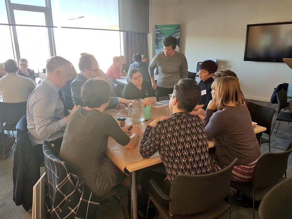 StirlingCouncil's tweet photo. Some great discussions on the people & skills required for a winning talent pool #StirlingSummit https://t.co/rNRMeelf6f