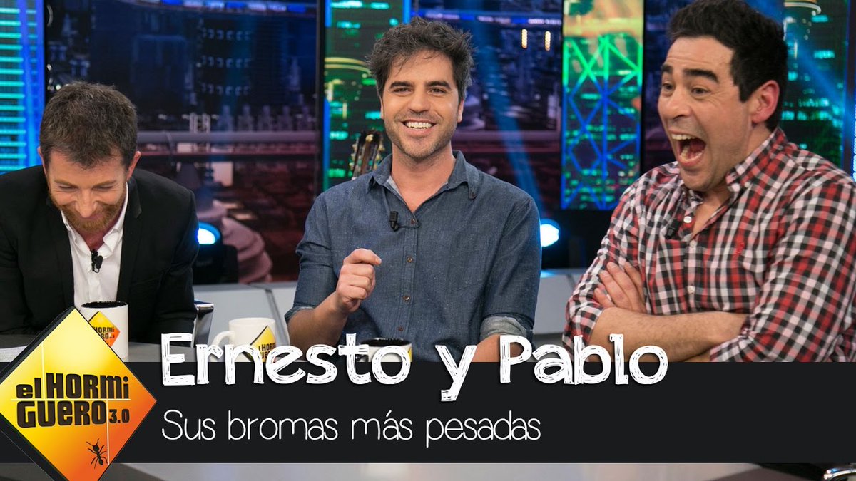 atrestube's tweet photo. Las bromas más pesadas de Ernesto Sevilla y Pablo Chiapella en @El_Hormiguero:
https://t.co/VuFhPKOa3u https://t.co/x4shXKl7YO