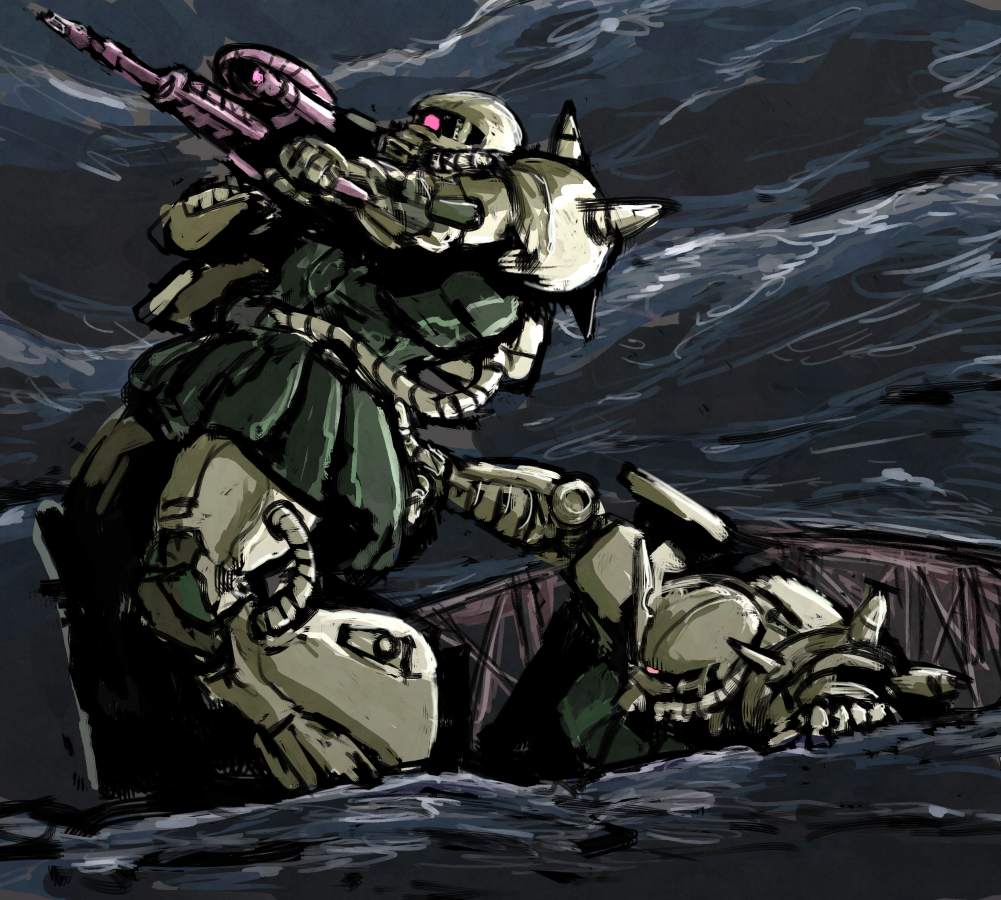 元村人4 2コミライ 3名ティア 39の日なんで既出のザク絵を めぐりあいザク グリーンデビル ジュピターザク ザクの日 T Co I0anfghvde Twitter