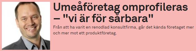 Affarsliv24's tweet photo. Från att ha varit renodlad konsultfirma, går det kända företaget mer och mer mot ett produktföretag @transformerande https://t.co/pmRirKuHS5 https://t.co/1QCKvpT56Z