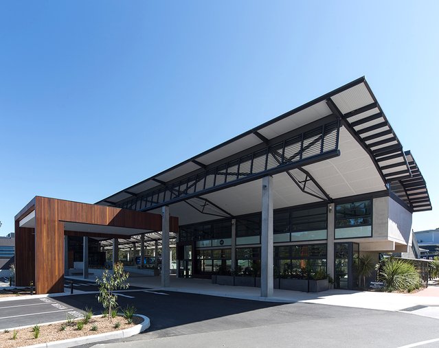 ColorbondExpert's tweet photo. WMK Architecture delivers "school of the future" design - today! Has some great steel structures. #IworkforBlueScope https://t.co/AHM1b1kQNh https://t.co/fIG3fxGaDE