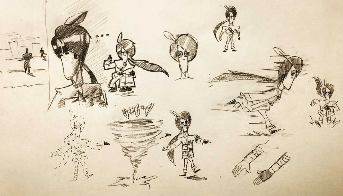 Deon_Play's tweet photo. #Sketches of our beloved Red Leaf
#hero of #tussle #town by #deonplay #art #pixel #retro #indie #gamedev #indiegame #pcgame #game #8bit https://t.co/taO11jVOqN
