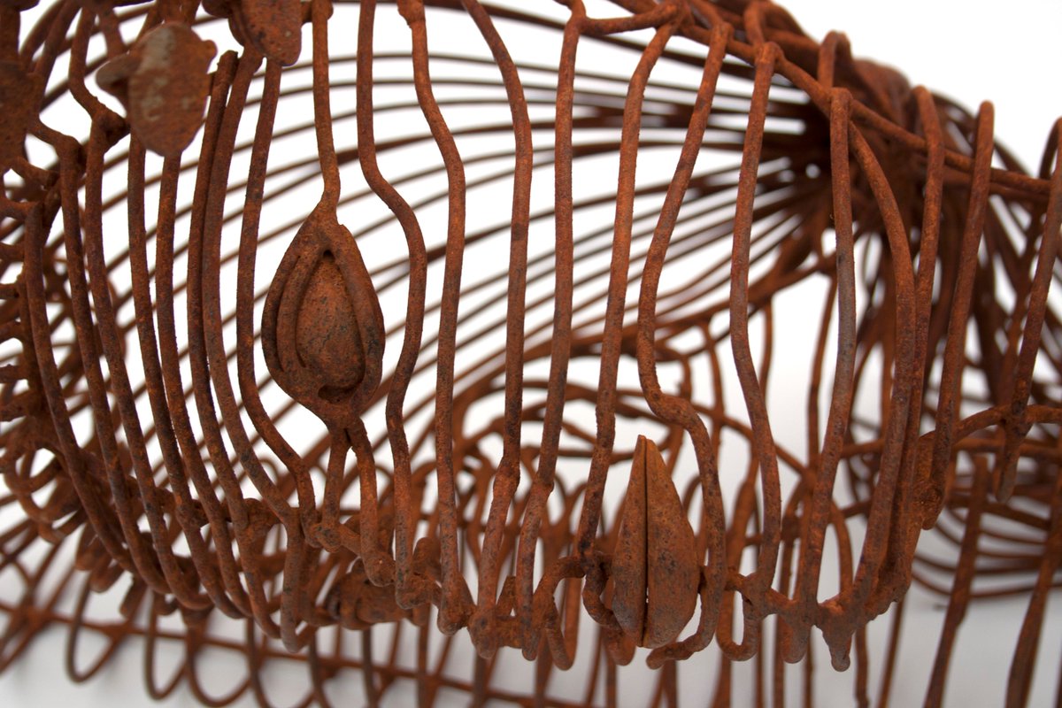 tomasdolejscz's tweet photo. Redheaded #art #sculpture #instalationart #sculpture #contemporaryart #metal #steel #steelart #tomasdolejs #svarenec #artforsale #readheaded https://t.co/urlsHezEif