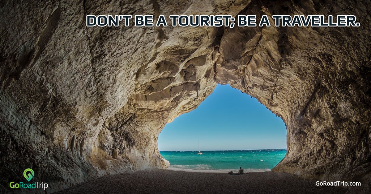 goroadtrip_ind's tweet image. Don&apos;t be a tourist; be a traveller.

#quotes #travelquotes
