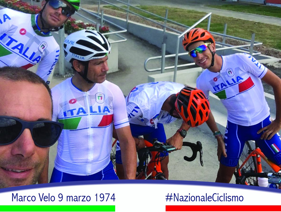 Federciclismo's tweet photo. Un selfie olimpico per fare gli auguri a @velo_marco 👏🍾🥂 https://t.co/4tW7IvatxP