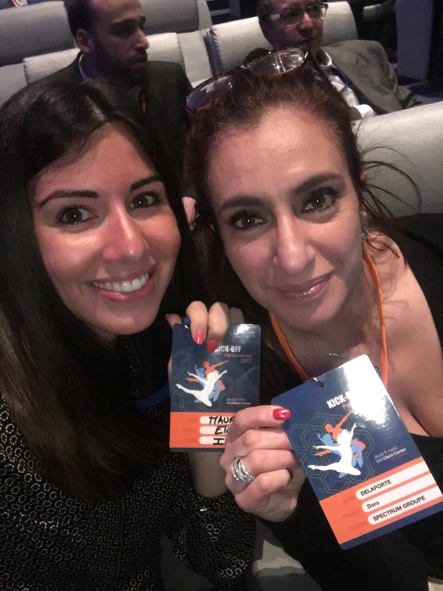 ElisaMauro4's tweet photo. Kick-off partenaires IBM avec mon partenaire @spectrumgroupe c'est parti ! #SWFICS https://t.co/bXci5TmLaM