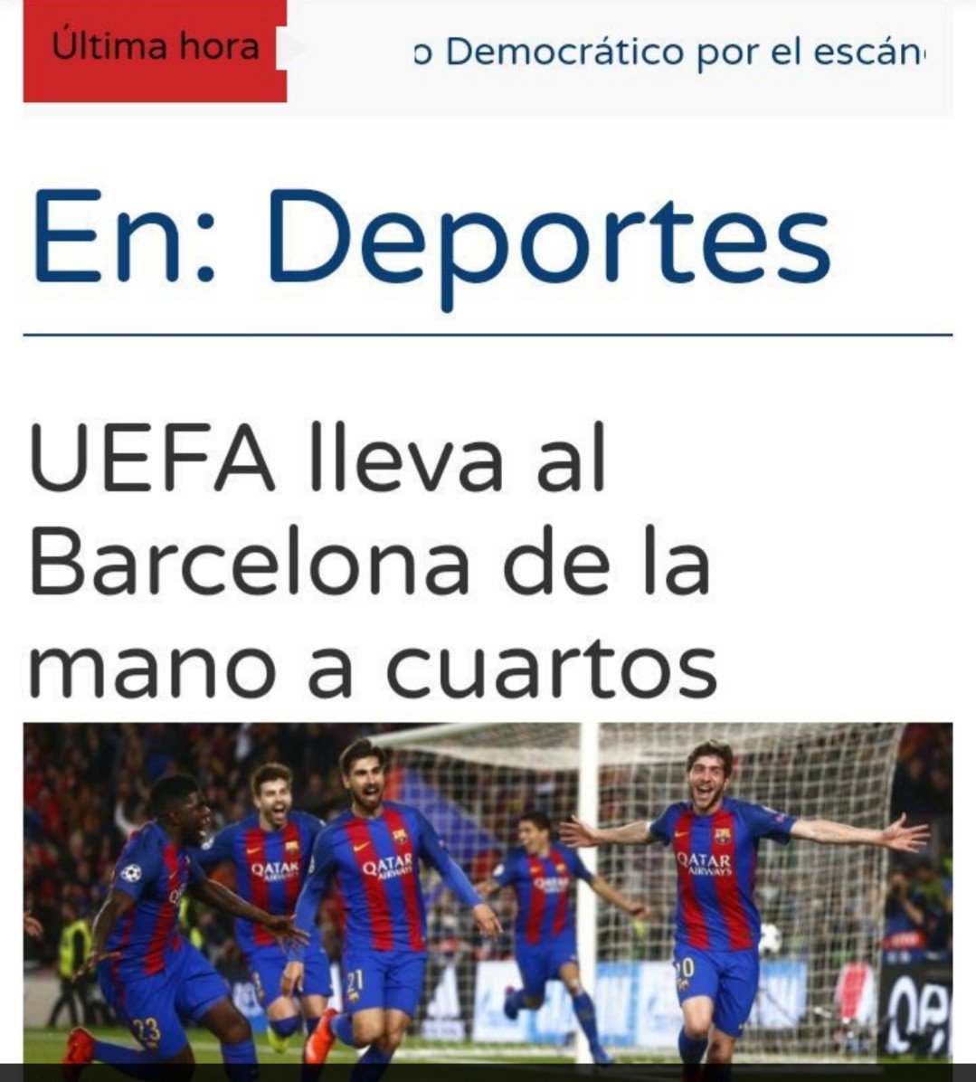 maurbanos's tweet photo. La prensa mundial se rinde al Barcelona https://t.co/F5RyeAyddO