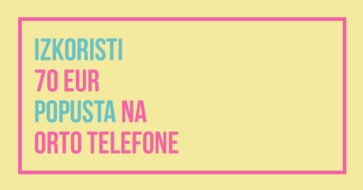 Te zanima, kako do 70 eur popusta pri nakupu telefona?📱
wiz.si/orto