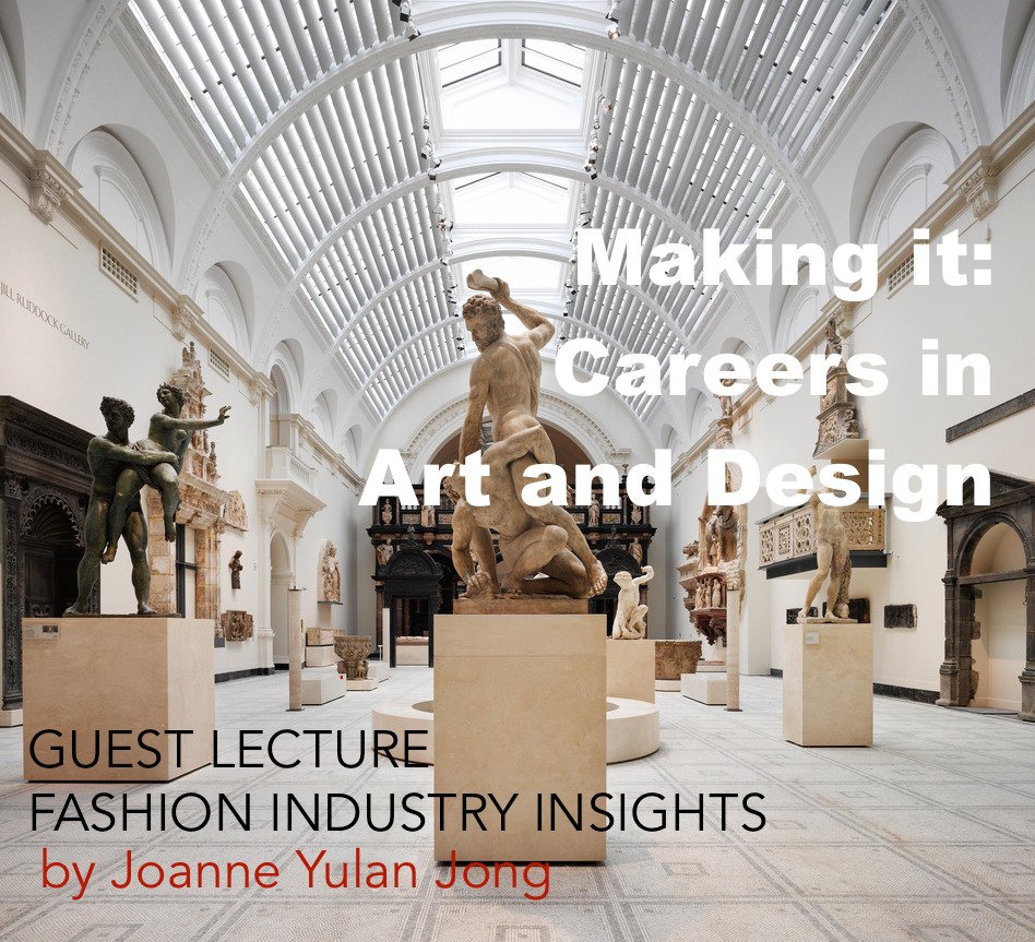 YULANCREATIVE's tweet photo. How to make it in the Art and Design? Come along to #Fashion Industry Insights on Saturday 11th of March at 11am at @V_and_A #makingIt17 https://t.co/UEKxjn2AAb