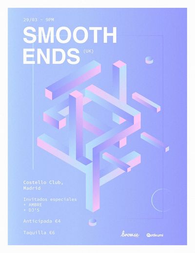 notikumi's tweet photo. A finales de mes, dos conciertos de @SmoothEnds en @CostelloClubMad y El Pumarejo de BCN. Entradas a la venta.

https://t.co/LAZjWCVQ1X https://t.co/WWpA11F4bE