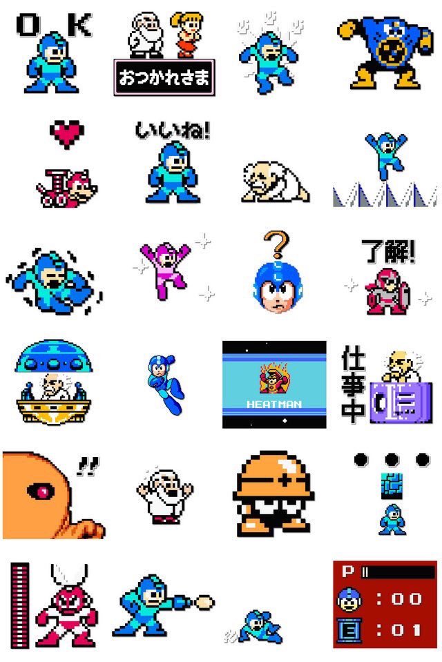 結 ロックマンのlineスタンプ 効果音 ﾃｨｳﾝﾃｨｳﾝﾃｨｳﾝやﾃﾞｭｸｼﾃﾞｭｸｼ 以外にも ステージセレクト しかも ロックマン2 やブルースのテーマが流れたり無駄にアツい 控えめに言って最高